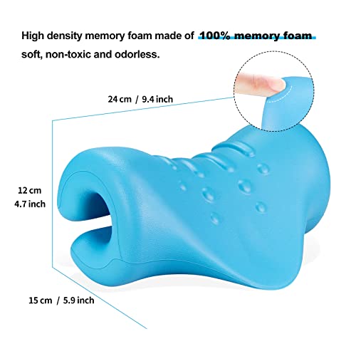 Ugbder Neck And Shoulder Relaxer With Magnetic Therapy Pillowcase, Cervical Traction Device Neck Stretcher Chiropractic Pillows For Pain Relief Reducetmj Headache Muscle Tension Spine Alignment #TOP6