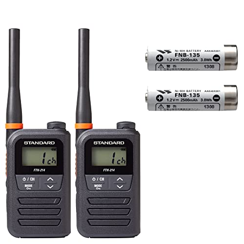 �X�^���_�[�h FTH-214 ���菬�d�̓g�����V�[�o�[ + FNB-135 �j�b�P�����f�d�r 2��Z�b�g