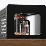 Nobsound Wzmacniacz rurowy HiFi Bluetooth: hybrydowy wzmacniacz stereo z optycznym, koncentrycznym, dwoma wejściami RCA i USB, z miernikiem VU, do głośników, słuchawek