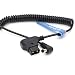 SZJELEN Anton Bauer Power Tap D-Tap to 12V DC2.5 Right Angle Power Coiled Cable for KiPRO LCD Monitor (DC Coiled Cable)