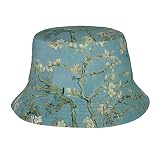 Unisex Van Gogh Almond Blossom Art Hat Summer Travel Bucket Beach Sun Hat