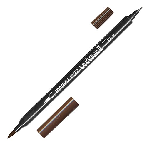 LE PLUME II ARTISTIC MARKER, DARK BROWN - PROFESSIONAL USE