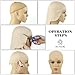 NACHLYNN 2/4/6 Pcs Halloween Bald Cap for Adult Makeup - Latex Caps, Nylon Wig Cap Costume for Halloween Party Men (Classic, 2)