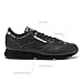 Reebok Classic Leather Sneakers for Men - Black or White Tennis Mens Shoes, Core Black/Core Black/Pure Grey5, 6.5