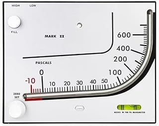 1x Differential Pressure Gauge fit for with The Mark II M-700PA Molded Manometer