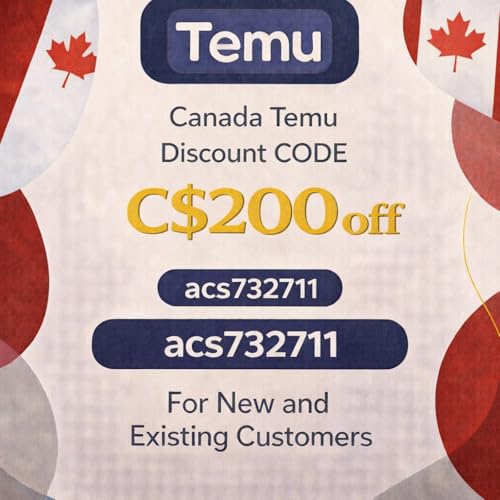Canada Temu Discount CODE C$200 off (acs732711) For New and Existing Customers Titelbild