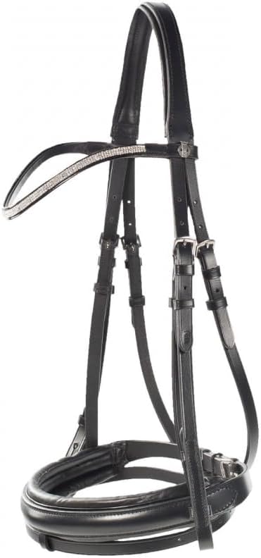 HORZE Lester Dressage Snaffle Bridle w/Reins