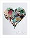 LOVE. Sea Glass Heart Poster Print From The Heart Collection, 11x14 Inches, Unique Gift For Framing
