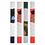 SPORTAXIS Cricket Bat Grips - Excellent Shock Absorption Bat Grips Durable Rubber Grips with Soft Feel - for Bats and Racquets (Universal Camo)(Color May Vary) (Pack of 4)