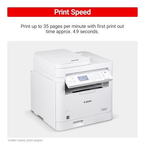 Canon imageCLASS MF284dw Wireless Black & White Laser Printer – All-in-One for Home Use, Print/Copy/Scan, 2-Sided Printing, 35 PPM, Auto Doc Feeder, Mobile Device Compatible, Starter Toner Included
