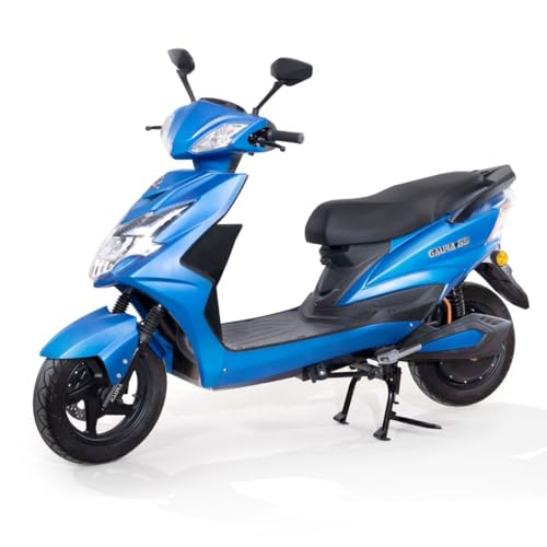 Image of Gaura G6 (Mat Blue) | High-Speed EV | 100-140 km Range, 64V 52Ah, 4-5 Hr Charging, CBS Disc Brakes | fast electric scooter