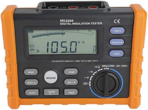 Peakmeter MS520 Insulation Meter Digital Multi-functional Meter Insulation Resistance Tester 0.01 MΩ-100 GΩ