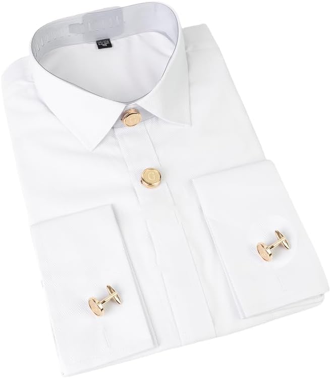 Cufflinks necktie Clip for men Initial cufflinks tie clips and shirts button covers Set Gold or silver