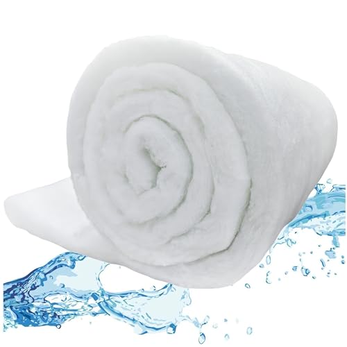 Image of Aquarium Filter Media, Newly Premium Filter Pads for Aquarium, 39.3x11.8inch,Aquarium Filter Floss for Fish Tank Sponge Pad Foam Filter Accessories for Pond
