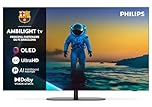 Philips Ambilight 48OLED810 4K OLED Smart TV, écran 48 ", avec Moteur Perfect Picture Engine Ultra HD, Titan OS, Dolby Vision et Atmos Sound Fonctionne avec Alexa et Google Assistant Vocal