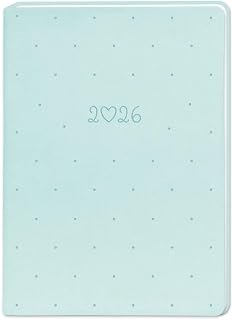 Terminplaner Lederlook 2026 Mint: Terminplaner Lederlook A6