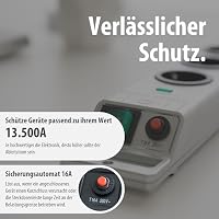 Brennenstuhl Super-Solid, Steckdosenleiste 8-Fach mit Überspannungsschutz – Ansicht 6