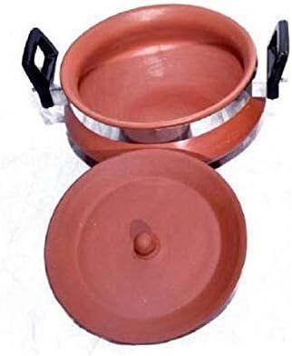 VINTICAClay Handi With Lid, 1L (Brown)