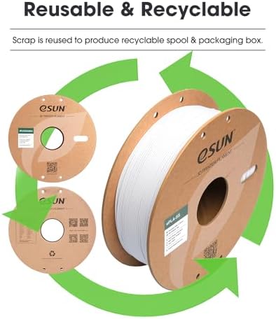 eSUN PLA Basic Filament 1.75mm, 3D Printer Filament High Speed PLA for Fast Printing, 1KG Spool (2.2 LBS) 3D Printing Filament for High Speed 3D Printers, Pink - View 8