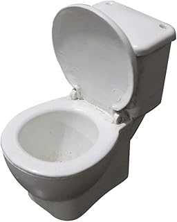VOSAREA Miniature Commode Model Toy Dollhosue Bathroom Furniture Funny Toilet Decor Doll Accessories