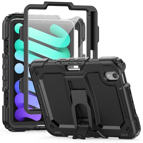 Coque iPad Mini 7 2024 antichoc étui rigide A2993 avec film écran