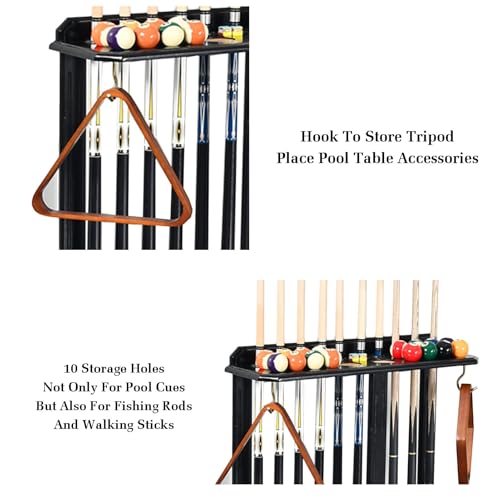 Support de rangement pour 10 queues de billard anti chute - 4
