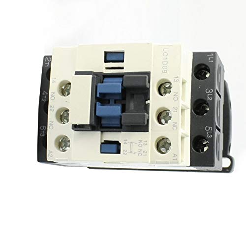Contacteur CA 220V avec contacts auxiliaires 1NO 1NC bobine double fréquence