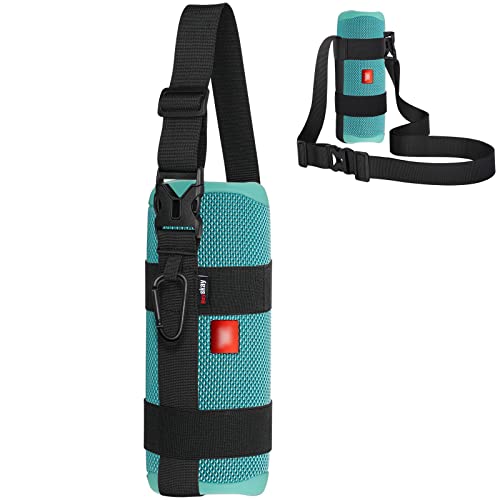 HEYSKAY Bluetooth Speaker Universal Carrier Holder with Strap, Bluetooth Speaker Handle Strap Shoulder Strap Sling for Bike/Boat. Compatible with JBL FLIP/EDUPLINK Bluetooth Speaker (Speaker Excluded)