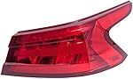 Brock Aftermarket Replacement Passenger Right Combination Tail Light Assembly Body Mounted Compatible With 2016-2018 Nissan Maxima