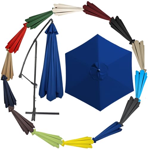 Lona de sombrilla 270cm para crear sombra fresca junto a la piscina de su hogar