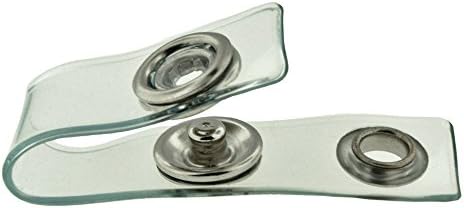 PinMart Clear Plastic Badge Holder Snap Strap - 10 Pack image 5