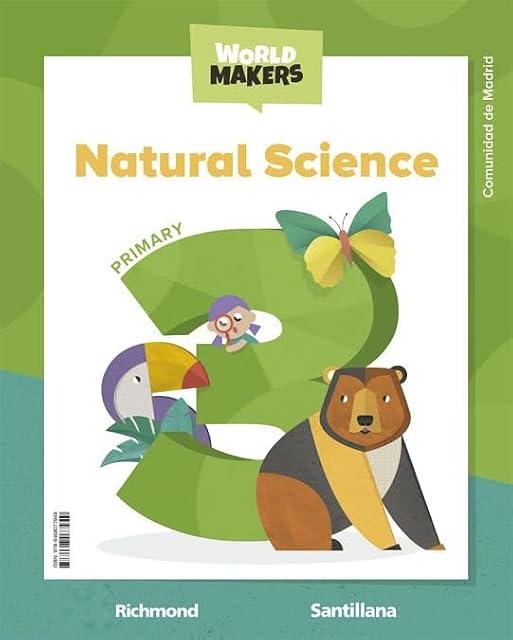 Portada de Natural Science 3º Primary Students Book World Makers Madrid