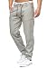 Produktbild Indicode Herren Veneto Stoffhose aus 55% Leinen & 45% Baumwolle m. 4 Taschen | Lange sportliche Regular Fit Hose Moderne Baumwollhose Leinenhose Bequeme Freizeithose f. Männer Lt Grey XL