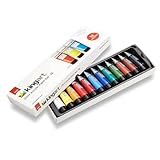 KINGART 500-12 22ml Acylic Set, Set of 12 Unique Colors Acrylic Paint, Assorted 12 Piece