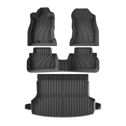 Tapis auto TPE 3D imperméable noir avec coussin dossier Subaru Forester