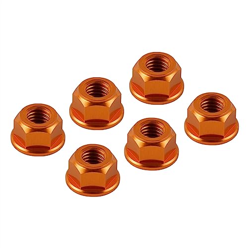 BIVITA modifizierte Teile M8x1,25 Motocross-Kettenradmuttern-Set, Kompatibel Mit Triumph Für Daytona T595 955CC Für Speed Triple R/1050 S /1050cc 2005–2008 2009 2010 Für Sprint ST(2)