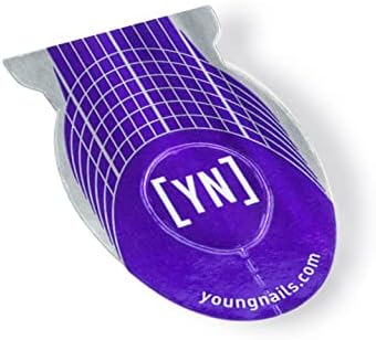 Young Nails Yni Artistic Nail Forms, for False Nails. Salon Quality Nail Extension Product for Beginners and Professionals. Easy Guides to Build out Long Elegant Strong Nails, 500 count