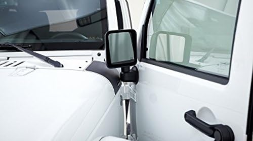 Bushwacker Trail Armor Cowl Guards | 2-Piece Set, Black, Textured Finish | 14015 | Fits 2007-2018 Jeep Wrangler JK