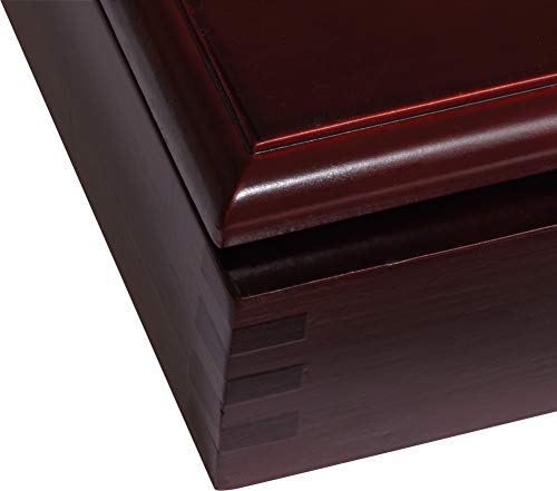 Viper Hudson Sisal/Bristle Steel Tip Dartboard Cabinet, Mahogany Finish #TOP5