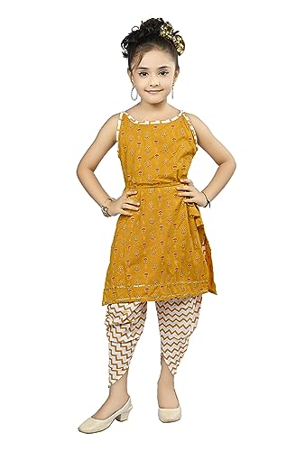 Image of Blushup Girls Kids Kurti and Dhoti Set