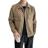 Men’S Korean Style Short Jacket Textured Lapel Casual Outerwear Coat