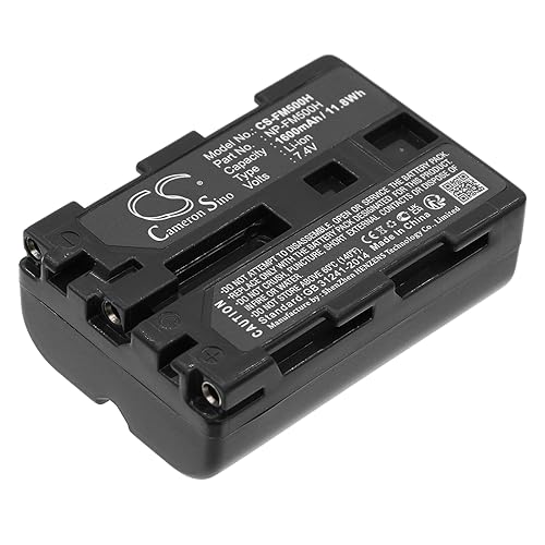 Colore: Nero TECHTEK Batteria 1600mAh compatibile con [Sony] alpha DSLR-A100, alpha DSLR-A100/B, DSLR-A100H, DSLR-A100K, DSLR-A100K/B, DSLR-A100W, DSLR-A100W/B, DSLR-A100W/BD, DSLR-A200, DSLR-A200K, DSLR-A200W, D