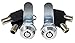 Admiral Tubular Cam Locks, Keyed Alike, Retaining (5/8 inch Pack of 2)