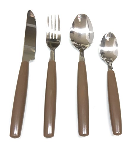 Gusto Casa Set Posate in Acciaio Inox - Tortora - 16 Pezzi