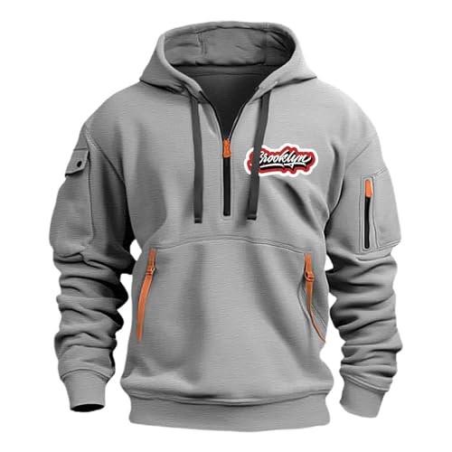 Sweat à capuche homme chaud avec col roulé intégré pour une protection thermique optimale