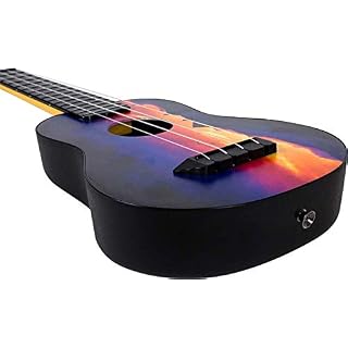 Elise Ecklund Signature Sunset Travel Ukelele – Soprano - Les Beatles, Paul McCartney, John Lennon, RIngo Starr, George Harrison Elise Ecklund Signature Sunset Travel Ukelele - Soprano – Image 5
