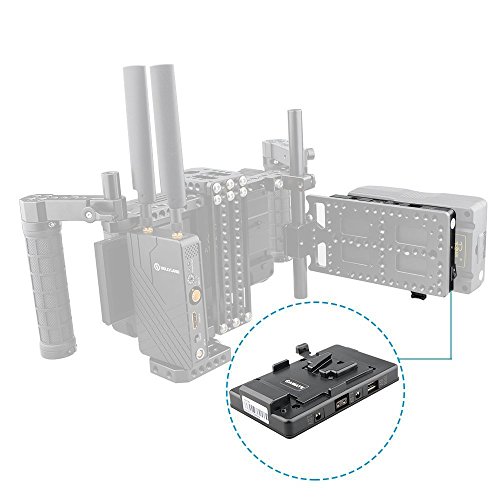 Placa V-Lock con liberación rápida de seguridad para cámaras 4