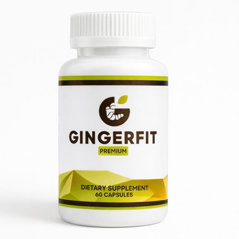 Ginger Flt 60 Kapseln | Nahrungsergänzungsmittel mit Ingwer Grüntee-Extrakt Ginseng Zimt Pflanzenextrakten & Chrom