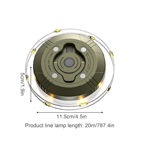 Guirlande de camping rétractable 20 mètres pour van et jardin - 6