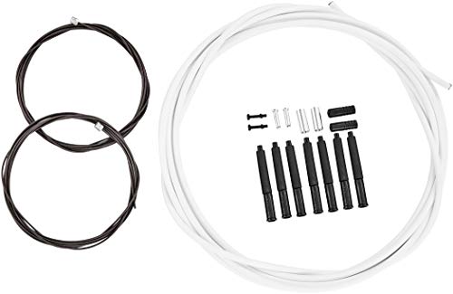 Manicotti in gomma (7 pezzi) SHIMANO MTB XTR - Set di cavi del cambio bianco 2020